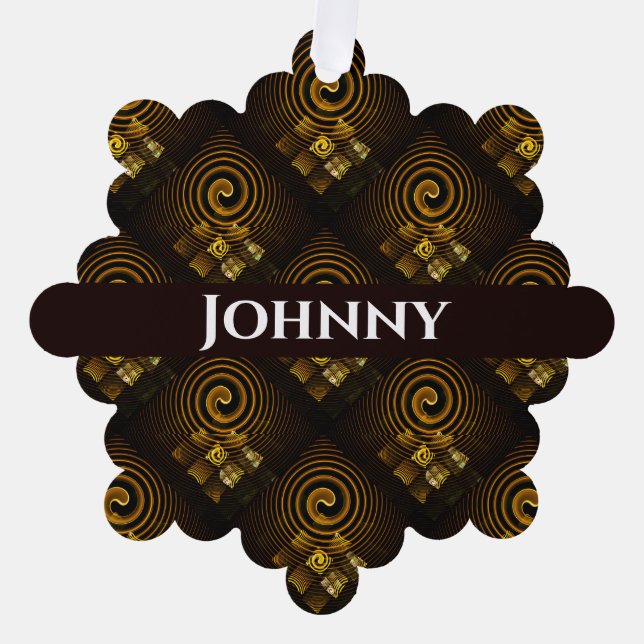 Carte Décorative Gold Modern Boho Elegant Abstract Art Pattern #502 (Recto)