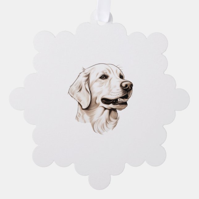 Carte Décorative Golden Retriever 2 (Recto)