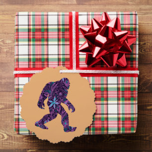 CARTE DÉCORATIVE GRAND BIGFOOT FLORAL