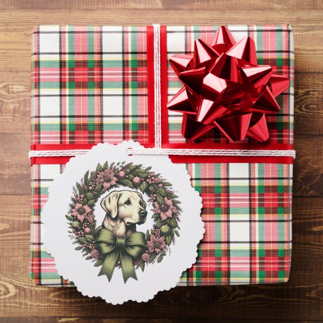 Carte Décorative Guirlande de Noël Jaune (Insitu (Cadeau))