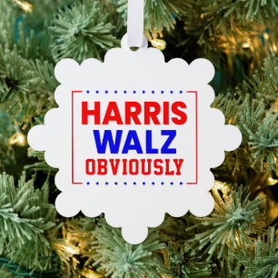 Carte Décorative Harris Walz évidemment Kamala Harris pour le prési