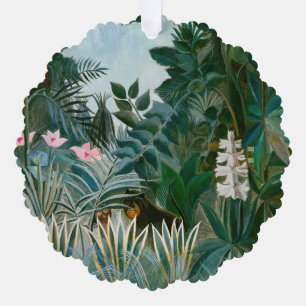 Carte Décorative Henri Rousseau - La jungle équatoriale
