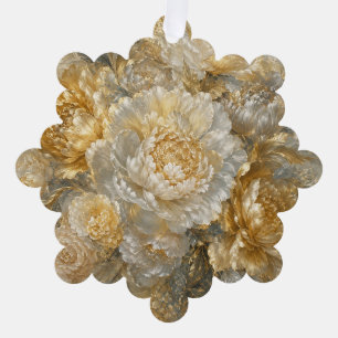 Carte Décorative Jardin d'Ivoire Doré