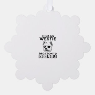 Carte Décorative J'Embrasse Mon Westie Donc Je Ne Choque Pas Les Ge