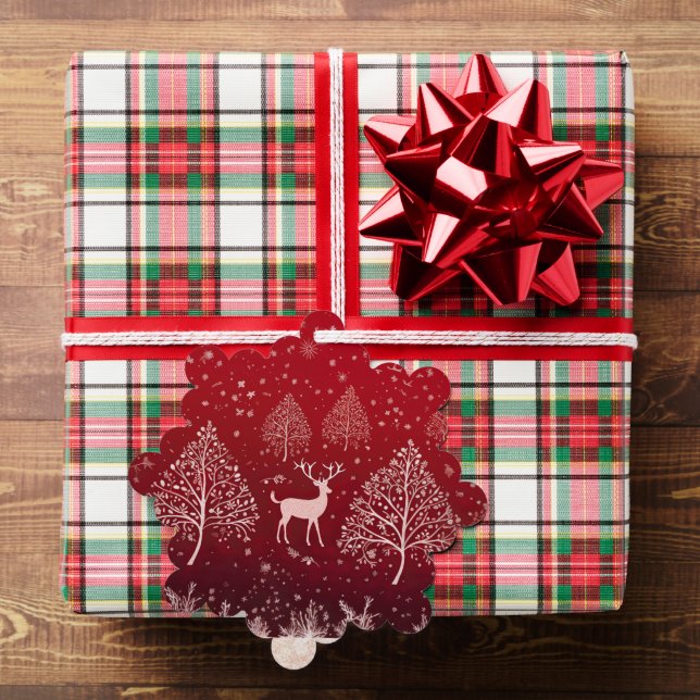 Carte Décorative Joli Noël rouge (Insitu (Cadeau))