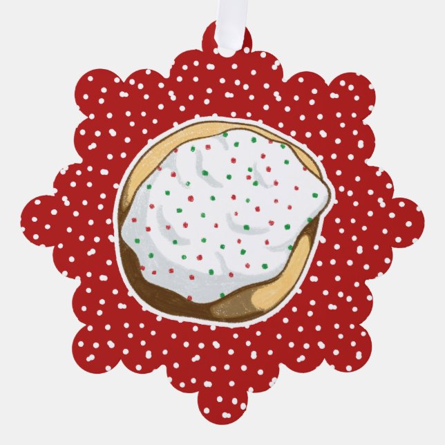 Carte Décorative Jolis biscuits italiens de fêtes (Recto)