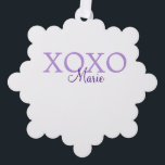 Carte Décorative Jour de la Saint Valentin Xoxo ajouter nom pastel<br><div class="desc">belle conception</div>