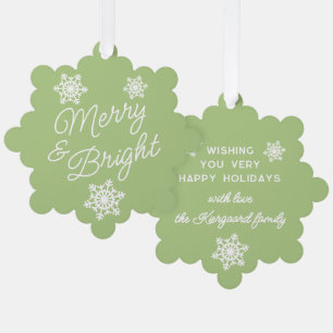 Carte Décorative Joyeuses Fêtes Festifs Et Élégants