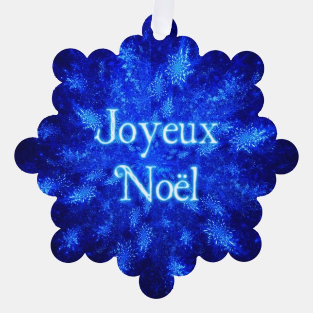 Carte Décorative Joyeux Noё l - Snowburst (Recto)