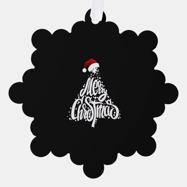 Carte Décorative Joyeux Noël (Recto)