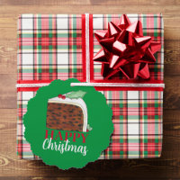 Joyeux Noël britannique British Cake Slice Festive