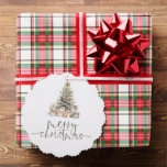 Carte Décorative Joyeux Noël Festif Arbre Sage Script<br><div class="desc">Joyeux Noël Festive Arbre Sage Script Joyeux Noël est dans un élégant script set dans la sauge et le reste du texte sur le dos que vous pouvez facilement personnaliser. Vous pouvez choisir n'importe quelle couleur pour le texte et l'arrière - plan via l'option customiser plus loin.</div>