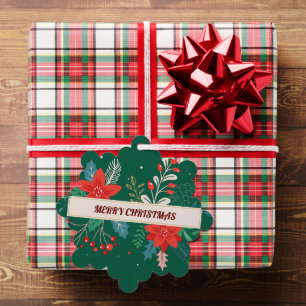 Carte Décorative Joyeux Noël Floral