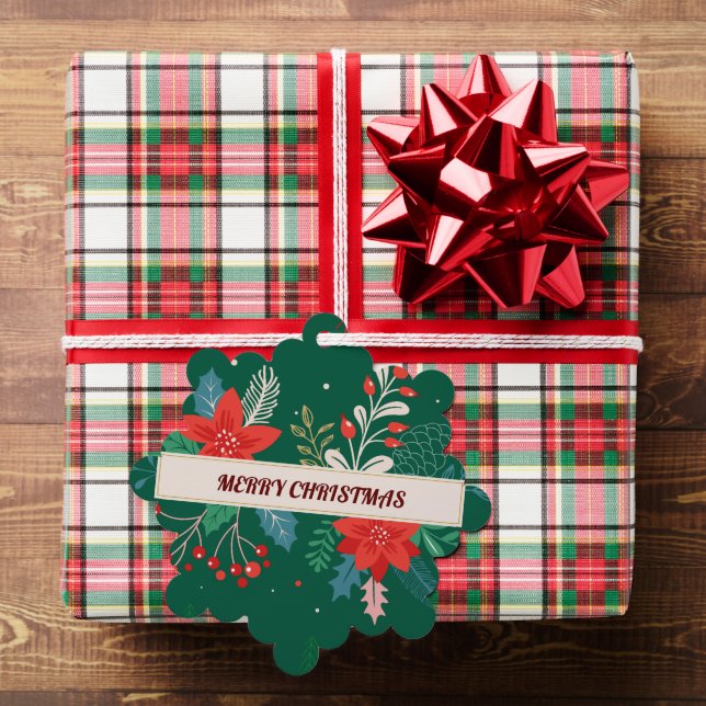 Carte Décorative Joyeux Noël Floral (Insitu (Cadeau))