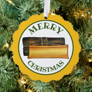 Carte Décorative Joyeux Noël Pasteles Puerto Rican Banana Cakes