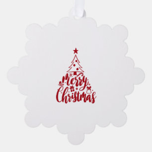 Carte Décorative Joyeux sapin de Noël