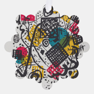 Carte Décorative Kandinsky vintage Petits Mondes V Bauhaus Abstrait