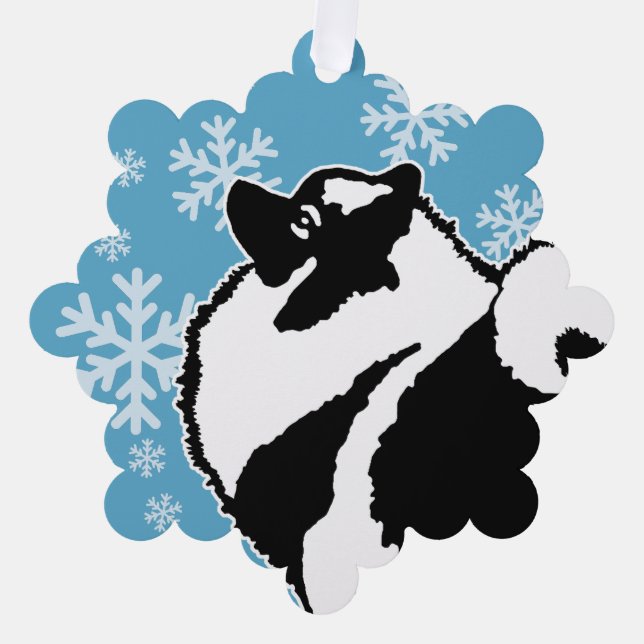 Carte Décorative Keeshond Graphics - Cute Original Chig Art (Recto)