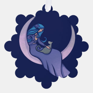 Carte Décorative La déesse de la lune païenne MoonChild