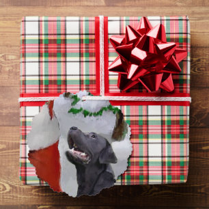 Carte Décorative Labrador Retriever Cadeaux de Noël