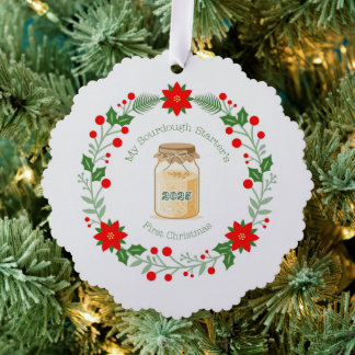 Carte Décorative Le premier Noël de mon levain