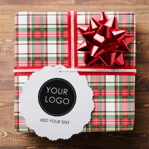 Carte Décorative Logo d'entreprise Entreprise Blanc