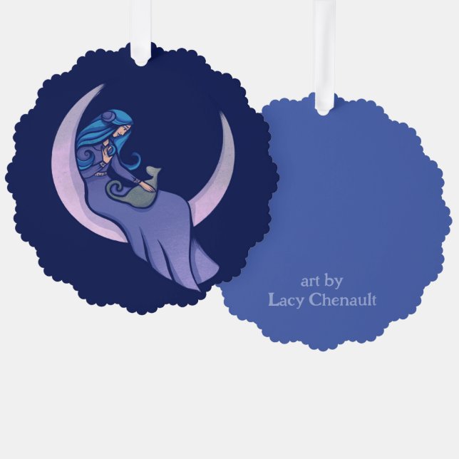 Carte Décorative Lune Sorcière LuneEnfant Pagan (Recto/Verso)