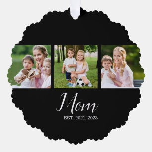 Carte Décorative Maman a établi un script noir 3 Photo