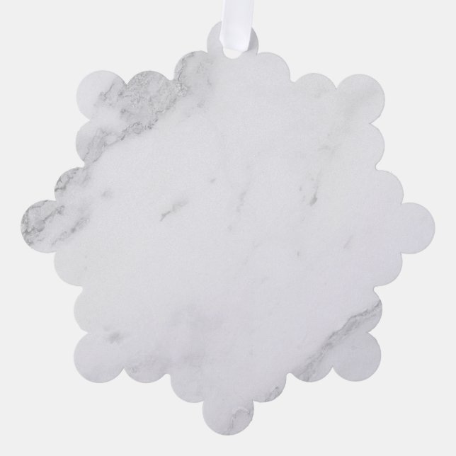 Carte Décorative Marbre Blanc (Recto)