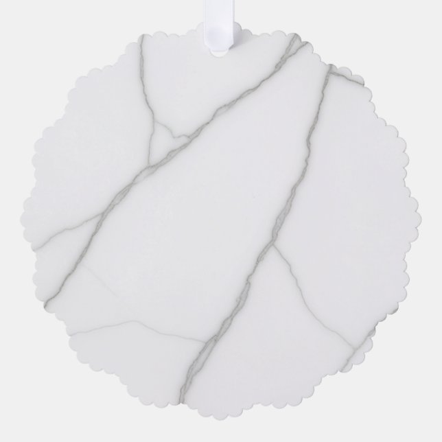 Carte Décorative Marbre Blanc (Recto)
