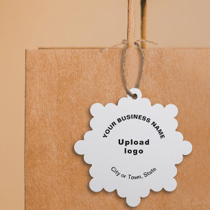 Carte Décorative Marque d'entreprise sur le papier en forme de floc