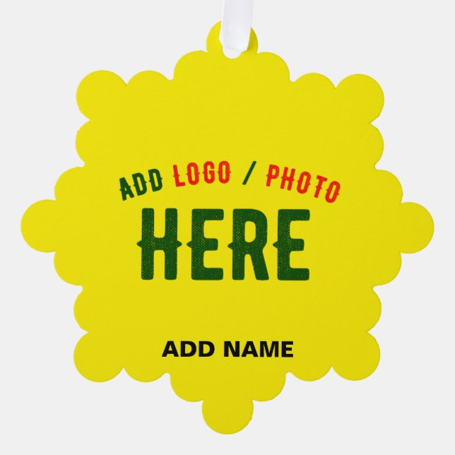CARTE DÉCORATIVE MARQUE VÉRIFIÉE JAUNE CLAIR ET MODERNE (Recto)