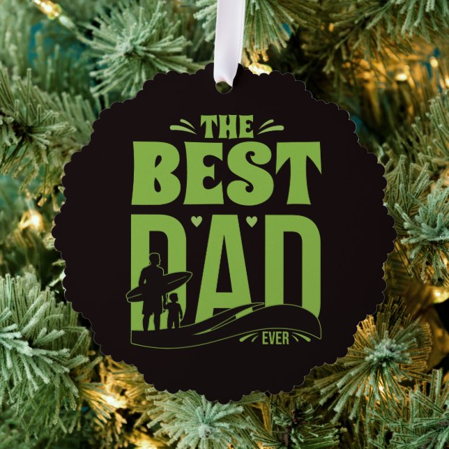Carte Décorative Meilleur Papa du Monde (Insitu (Arbre))