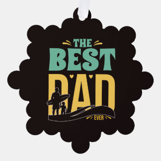 Carte Décorative Meilleur papa du monde