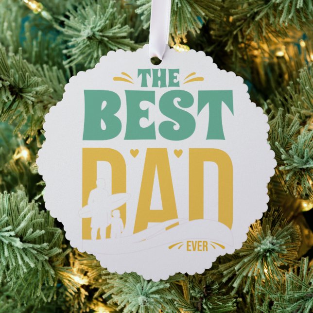 Carte Décorative Meilleur Papa du Monde (Insitu (Arbre))