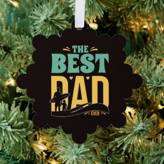 Carte Décorative Meilleur Papa du Monde