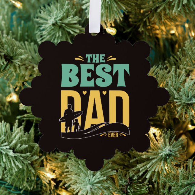 Carte Décorative Meilleur Papa du Monde (Insitu (Arbre))