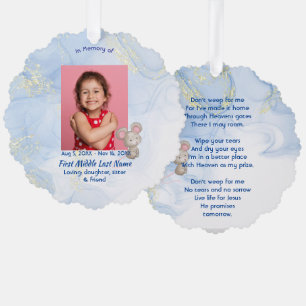 Carte Décorative Mémorial chrétien Cadeau Souris Mignonne