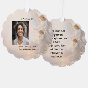 Carte Décorative Mémorial de prière des anges célestes Cadeau