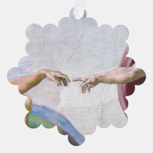 Carte Décorative Michelangelo - Création d'Adam Isolé
