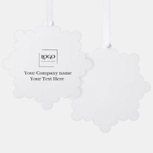 Carte Décorative Modèle de logo personnalisé élégant