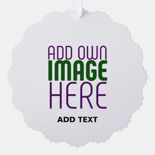 CARTE DÉCORATIVE MODÈLE DE TEXTE D'IMAGE BLANCHE SIMPLE MODERNE (Recto)