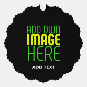 CARTE DÉCORATIVE MODELE DE TEXTE D'IMAGE NOIRE SIMPLE ET MODIFIABLE