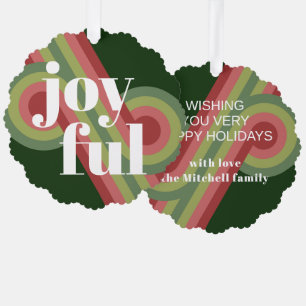 Carte Décorative Motif d'art des vagues Abstraites rétro personnali