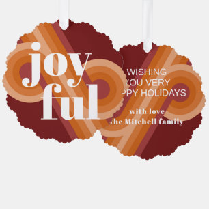 Carte Décorative Motif d'art des vagues Abstraites rétro personnali