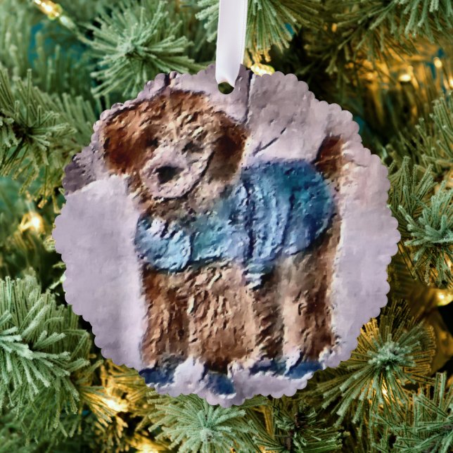 Carte Décorative Noël aux amoureux des canicules (Insitu (Arbre))