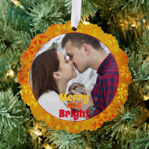 Carte Décorative Noël Coloré Snowflakes Modèle photo