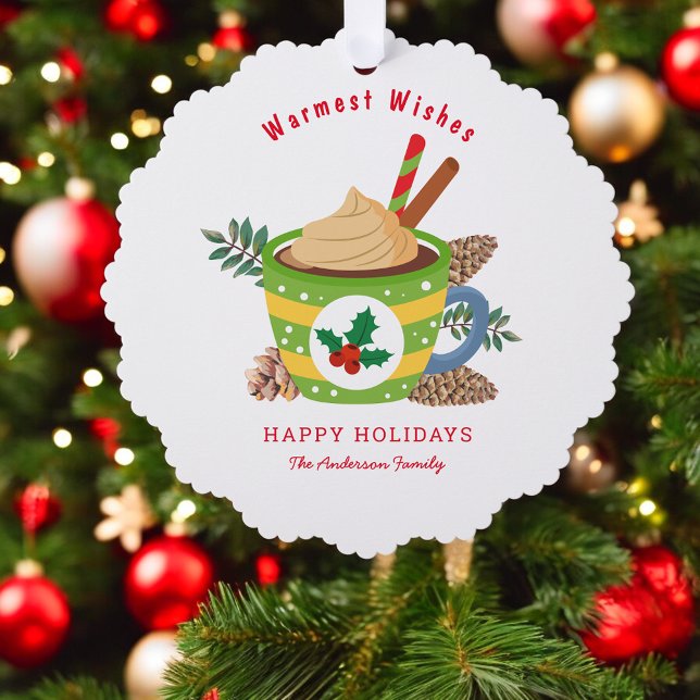 Carte Décorative Noël Coupe Hot Chocolat Noël (Créateur téléchargé)