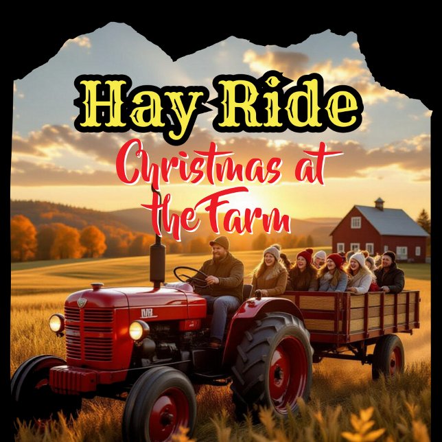 Carte Décorative Noël familial à la ferme (Créateur téléchargé)