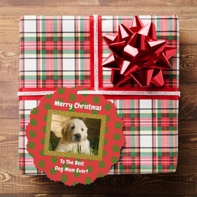 Carte Décorative Noël Meilleur chien Maman Jour animal de compagnie (Insitu (Cadeau))